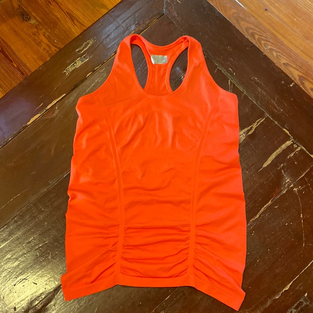 NWOT Athleta Fastest Track Tank Top - Orange/Coral Sz Large